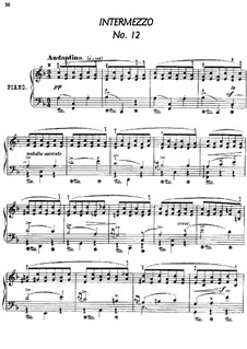 Twenty-Four Characteristic Pieces, Op.36: No.12 Intermezzo by Anton Arensky
