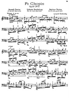 Studies after Etudes by Chopin, Op.10: Etude No.5 in G Flat Major (Seventh Version) by Leopold Godowsky