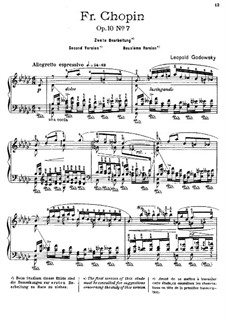 Studies after Etudes by Chopin, Op.10: Etude No.7 in G Flat Major 'Nocturne' (Second Version) by Leopold Godowsky