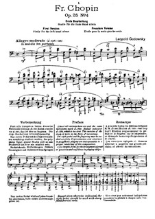 Studies after Etudes by Chopin, Op.25: Etude No.4 in A Minor (First Version) by Leopold Godowsky