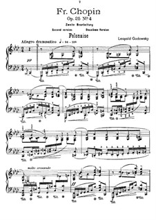 Studies after Etudes by Chopin, Op.25: Etude No.4 in F Minor (Second Version) by Leopold Godowsky