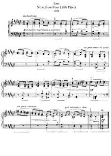 Piece in F Sharp Major, S.192 No.4: Piece in F Sharp Major by Franz Liszt