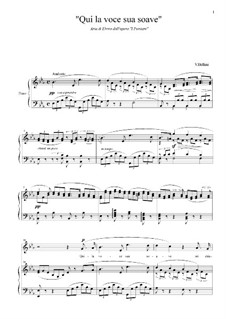I puritani (The Puritans): Qui la voce sua soave. Aria di Elvira by Vincenzo Bellini