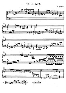 Toccata in D Major, BWV 912: Para Piano by Johann Sebastian Bach