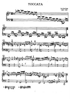 Toccata in G Minor, BWV 915: Para Piano by Johann Sebastian Bach