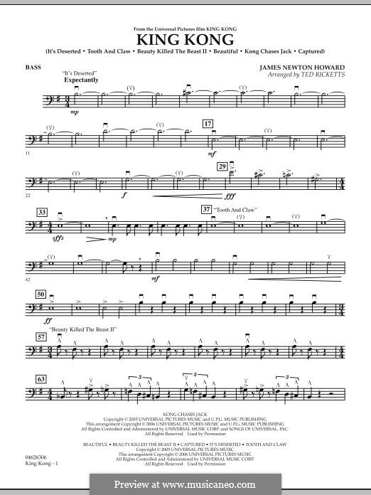 King Kong: String Bass part by James Newton Howard