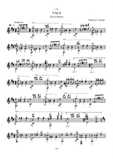 Waltz in D Major: Waltz in D Major by Francisco Tárrega