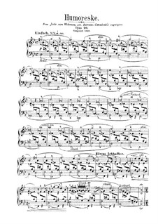 Humoresque in B Flat Major, Op.20: Para Piano by Robert Schumann