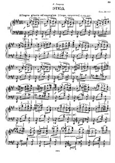 Selected Etudes for Piano: parte II by Felix Blumenfeld