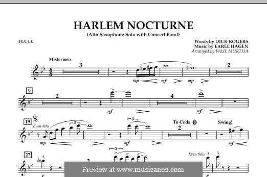 Harlem Nocturne (Alto Sax Solo with Band): parte flauta by Earle Hagen