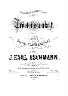 Trösteinsamkeit, Op.37: peça No.1 by Johann Carl Eschmann