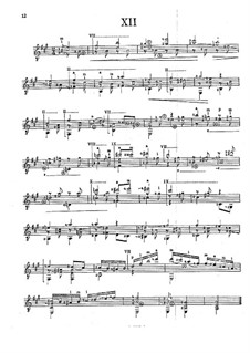 Preludes: peludio No 7 by Francisco Tárrega