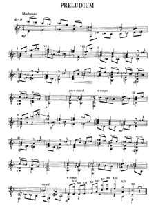 Preludes: introdução No.1 by Francisco Tárrega