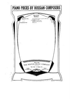 Three Preludes: três introduções by Felix Blumenfeld