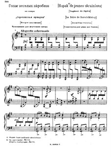 Gopak: Para Piano by Modest Mussorgsky