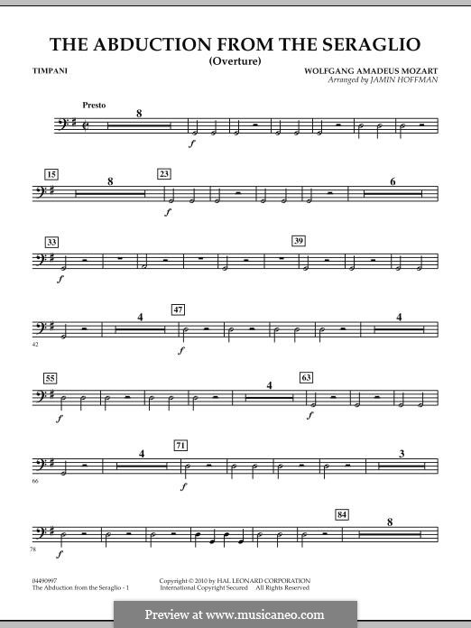 Overture: Peça para Timpano by Wolfgang Amadeus Mozart