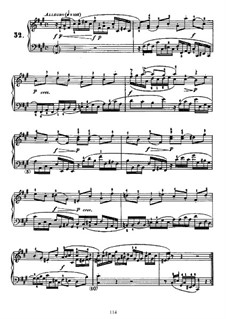 Sonata No.32 in F Sharp Minor, K.67 L.32 P.125: Para Piano by Domenico Scarlatti