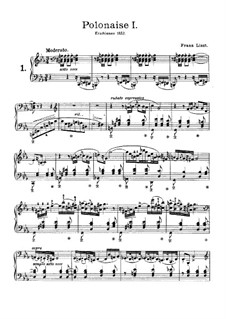 Two Polonaises, S.223: Polonaise No.1 by Franz Liszt