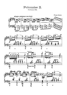 Two Polonaises, S.223: Polonaise No.2 by Franz Liszt