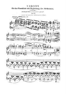 Concerto for Piano and Orchestra in A Minor, Op.54: parte Solo by Robert Schumann