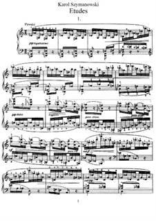Twelve Etudes, Op.33: set completo by Karol Szymanowski