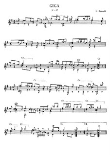 Jig in G major: Jig in G major by Ludovico Roncalli