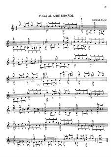 Fuga al Ayre Español: Fuga al Ayre Español by Gaspar Sanz