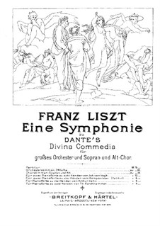 Dante Symphony, S.109: para dois pianos para oito mãos - piano parte II by Franz Liszt