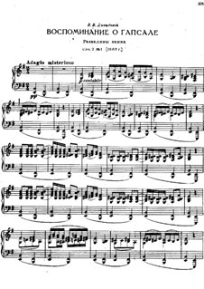 Souvenir de Hapsal, TH 125 Op.2: No.1 Ruines d'un chateau by Pyotr Tchaikovsky