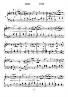 Twelve Pieces , TH 138 Op.40: No.8 Waltz by Pyotr Tchaikovsky