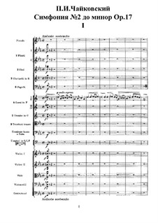 Movement I: partitura completa by Pyotr Tchaikovsky