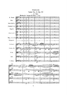 Suite No.2 in C Major, TH 32 Op.53: Valsa No.2 by Pyotr Tchaikovsky