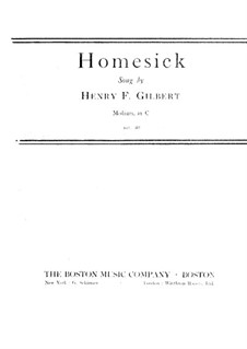 Homesick: Homesick by Henry Franklin Belknap Gilbert