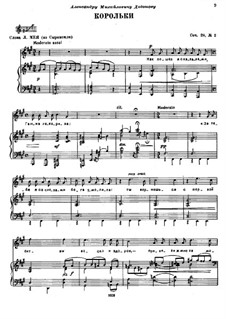 Six Romances, TH 99 Op.28: No.2 The Corals by Pyotr Tchaikovsky