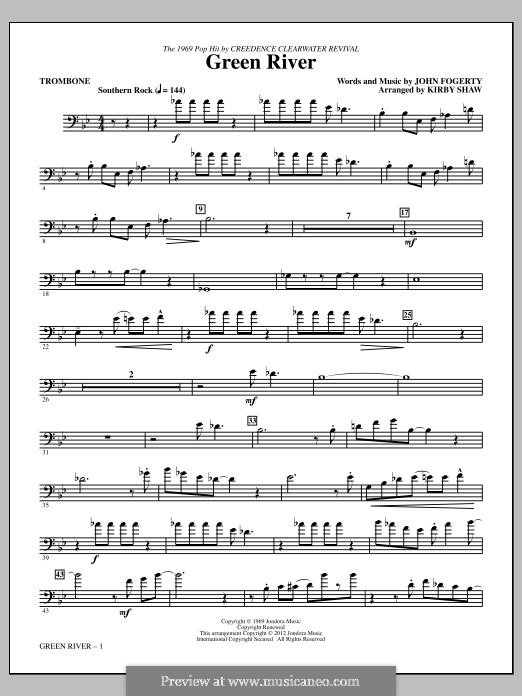 Green River (Creedence Clearwater Revival): parte trombone by John C. Fogerty