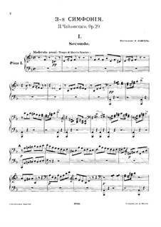 Complete set: para dois pianos para oito mãos - piano parte I by Pyotr Tchaikovsky