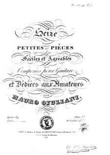 Sixteen Little Pieces for Guitar, Op.59: set completo by Mauro Giuliani