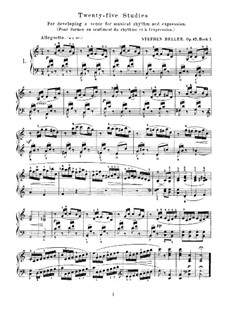 Twenty-Five Etudes, Op.47: set completo by Stephen Heller