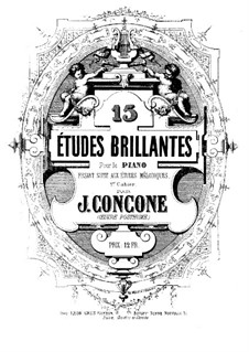 Fifteen Brilliant Etudes: Fifteen Brilliant Etudes by Giuseppe Concone