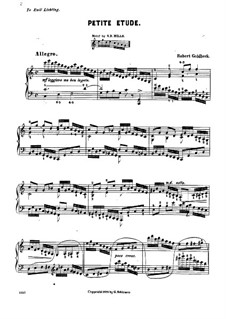 Quatre Petits Morceaux: Petite étude by Robert Goldbeck