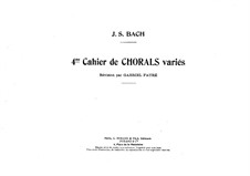 Complete Works for Organ: Volume II, Book IV, No.1-6 by Johann Sebastian Bach