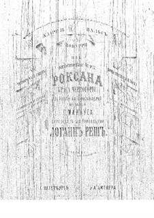 Potpourri on Themes from 'Roxana' by Minkus: valsa by Johann Resch