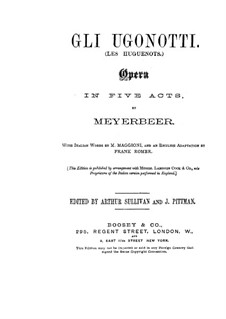 Les Huguenots: ato I by Giacomo Meyerbeer