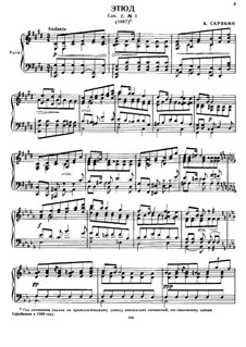 Selected Etudes II: Selected Etudes II by Alexander Scriabin