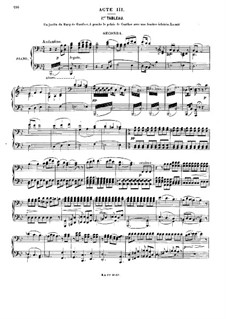 Sigurd: Act III, IV. Arrangement for piano four hands – parts by Ernest Reyer