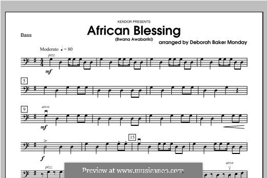 African Blessing (Bwana Awabariki): parte baixo by folklore