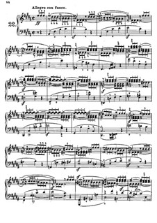 Tausig Edition: estudo No.22 by Muzio Clementi