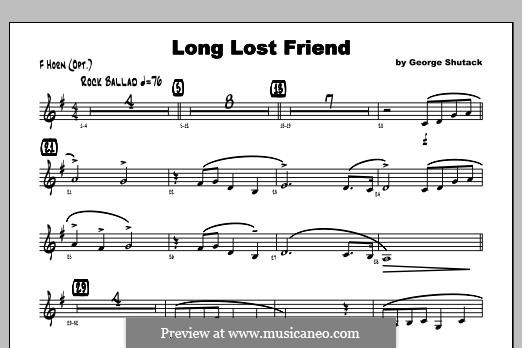 Long Lost Friend: parte trompa by George Shutack