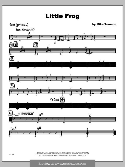 Little Frog: Tuba, partes by Mike Tomaro