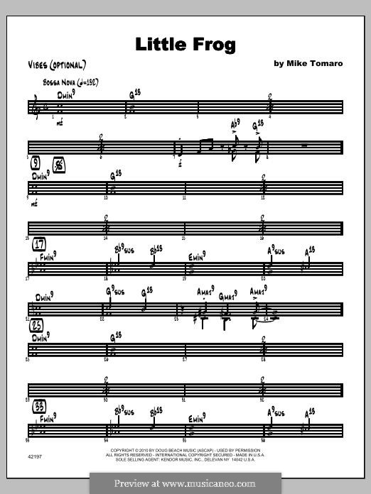 Little Frog: Vibraphone part by Mike Tomaro